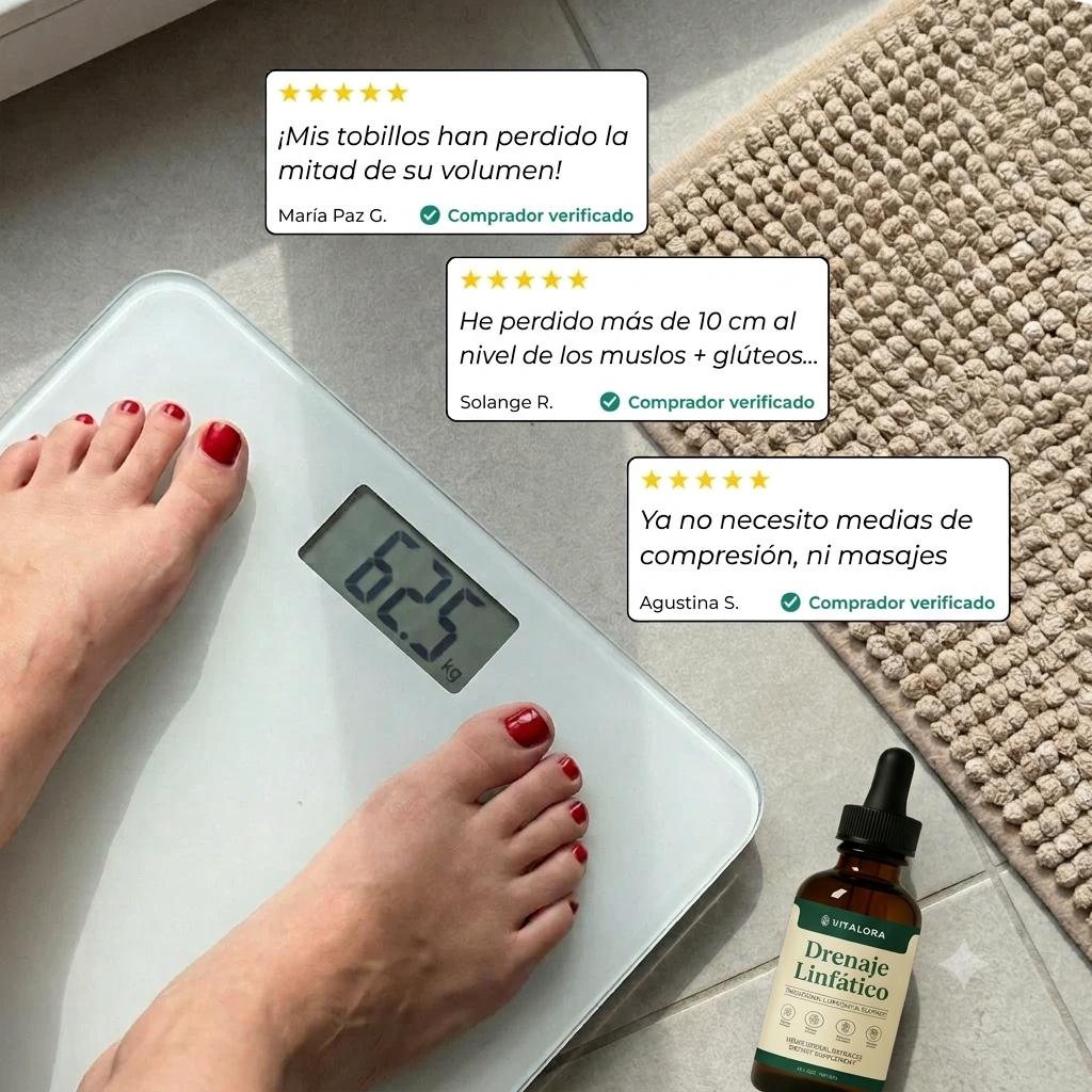 Gotas de Bienestar para Drenaje Linfático | Vitalora DrenaDrops™