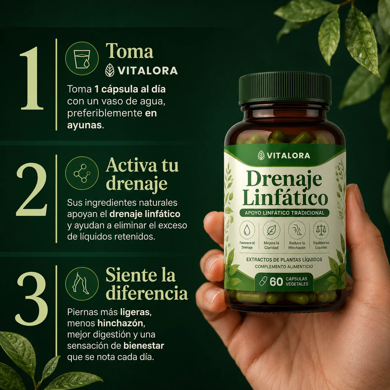 Adiós a la hinchazón de la menopausia: Rostro definido y piernas ligeras en 7-14 días | Vitalora