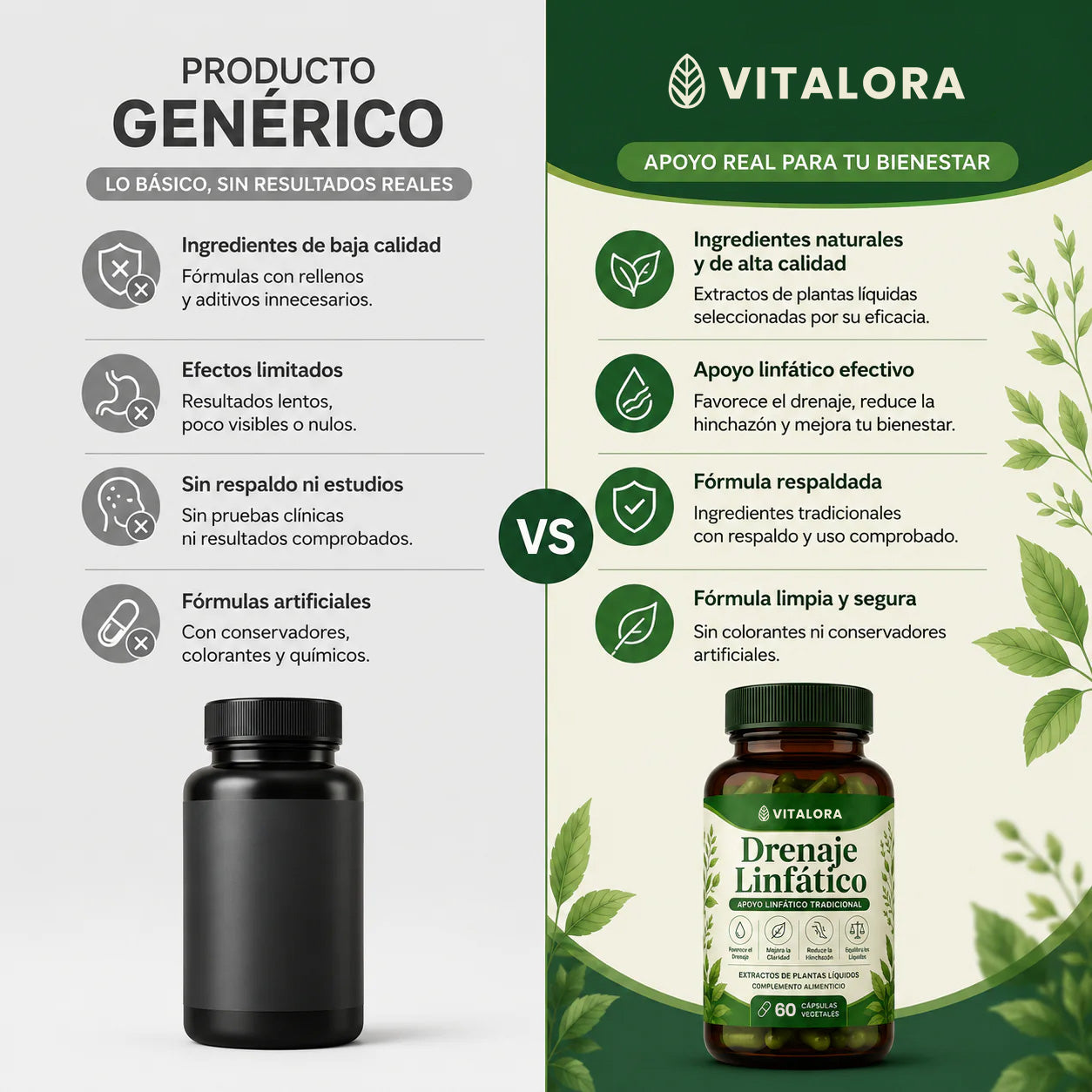 Adiós a la hinchazón de la menopausia: Rostro definido y piernas ligeras en 7-14 días | Vitalora